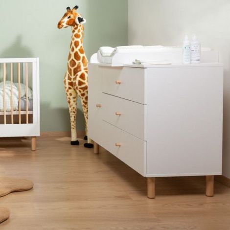 Comoda Childhome Wonder White cu Masa Infasat - imagine 7