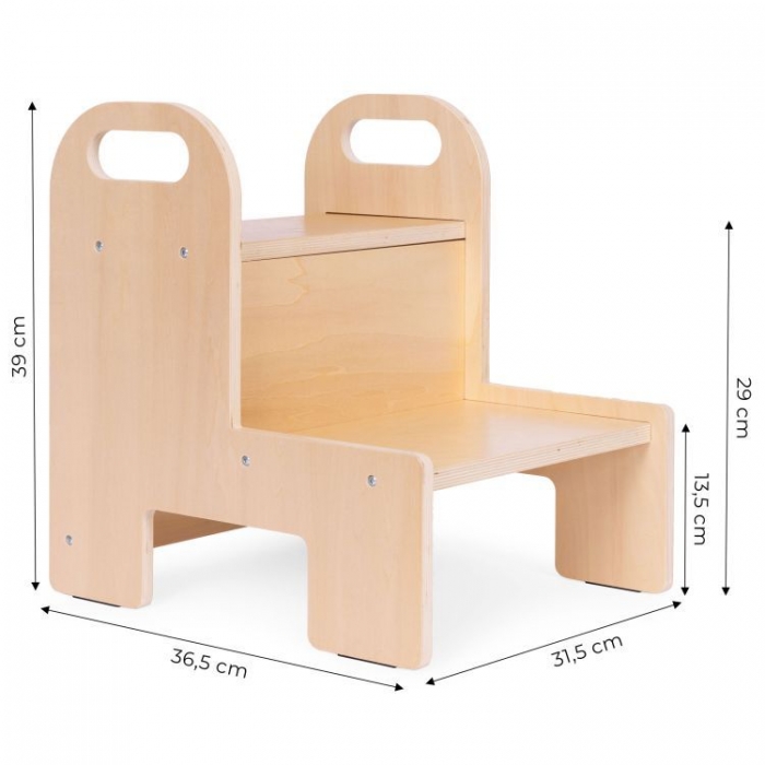 Inaltator Copii Ecotoys Lemn - Independență Sigură - imagine 9