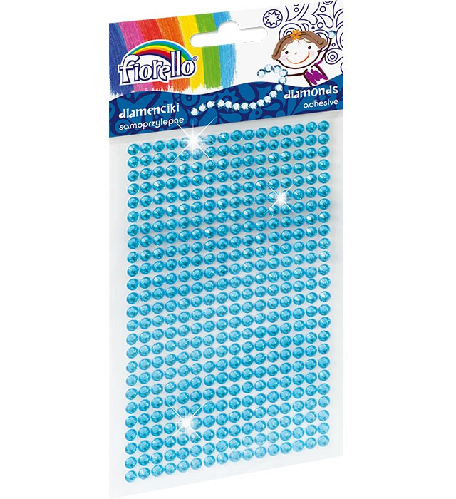 400 Diamante Albastre Autoadezive Fiorello