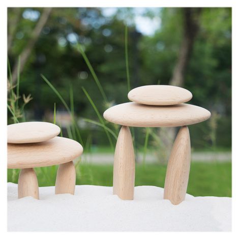 Joc Stivuit River Stones cu Carduri Guidecraft - imagine 4