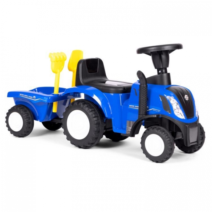 Tractor New Holland Ecotoys cu Remorcă Albastru - imagine 9