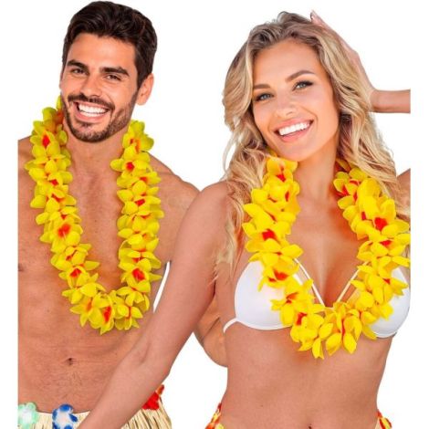 Ghirlanda Hawaii Flori Galbene Widmann - imagine 4