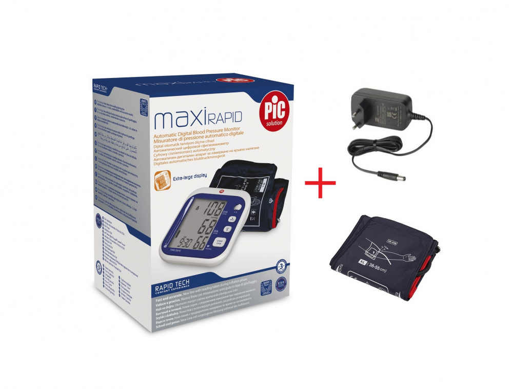 Tensiometru Pic Solution Maxi Rapid cu mansetă XL