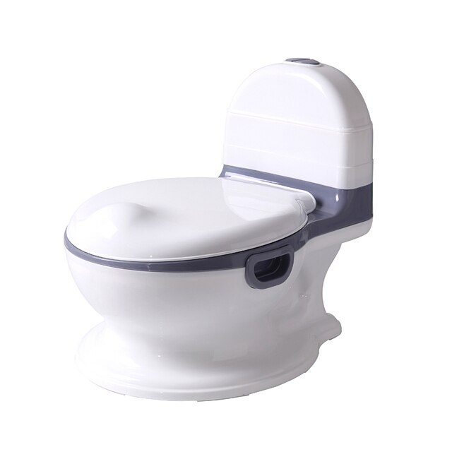 Olita Little Mom Baby Potty Grey, cu spatar ergonomic