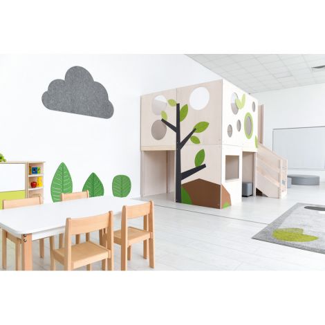 Complex Joacă Flora Moje Bambino - Lemn Interior - imagine 41
