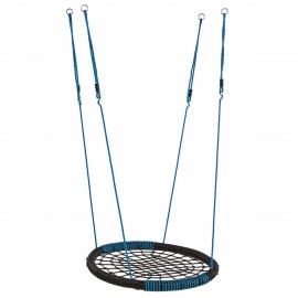 Leagan cuib oval PP KBT negru-albastru