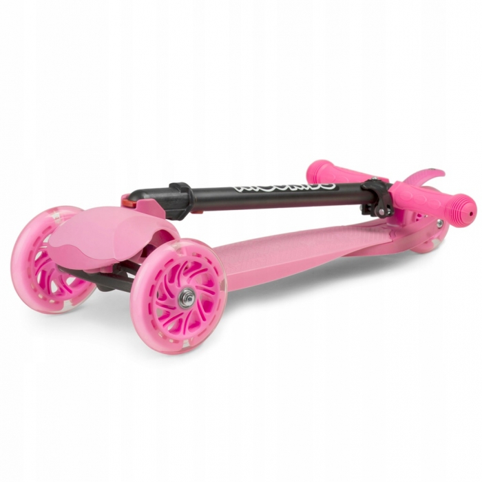 Trotineta Ricokids Loco LED Roz Pliabilă - imagine 7