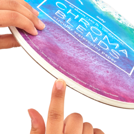Bloc Desen Circular Acuarela Ooly Chroma Blends - imagine 4