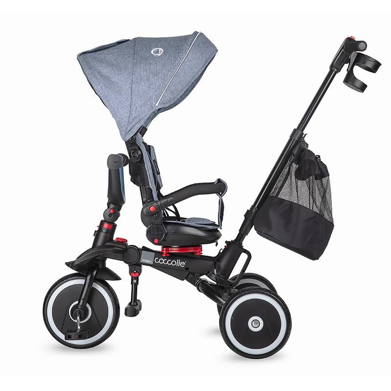 Coccolle Vispo Tricicletă Pliabilă Urban Grey - imagine 7