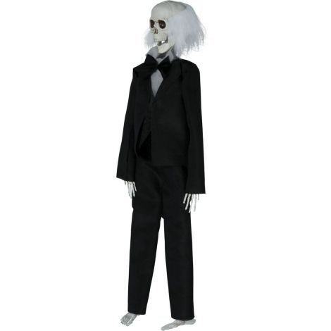 Decor Schelet Elegant Guirca 40cm Halloween - imagine 3
