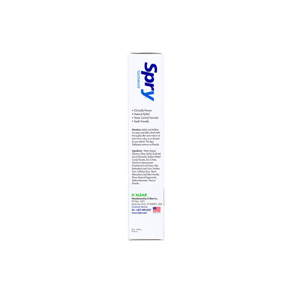 Pasta de dinti Spry cu Xylitol, Menta, 141g - imagine 3