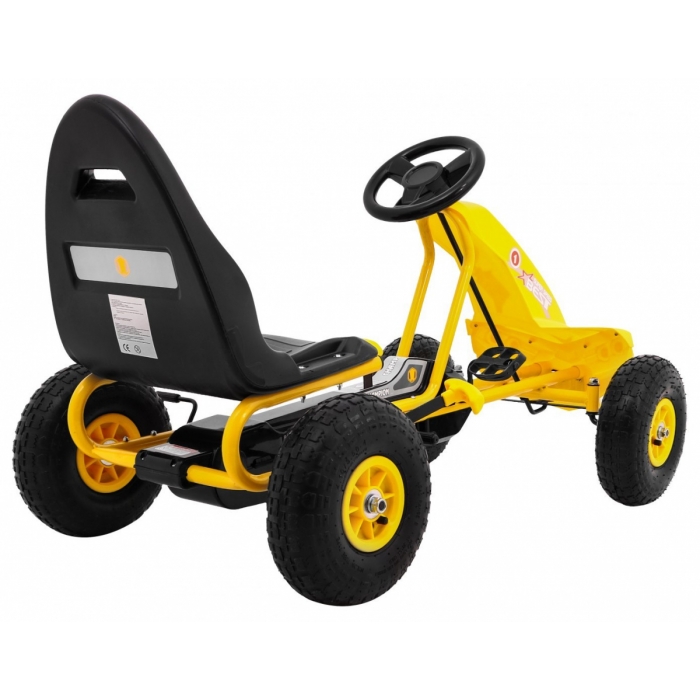 Gokart Champion Galben - Aventura Sigură 3+ - imagine 4