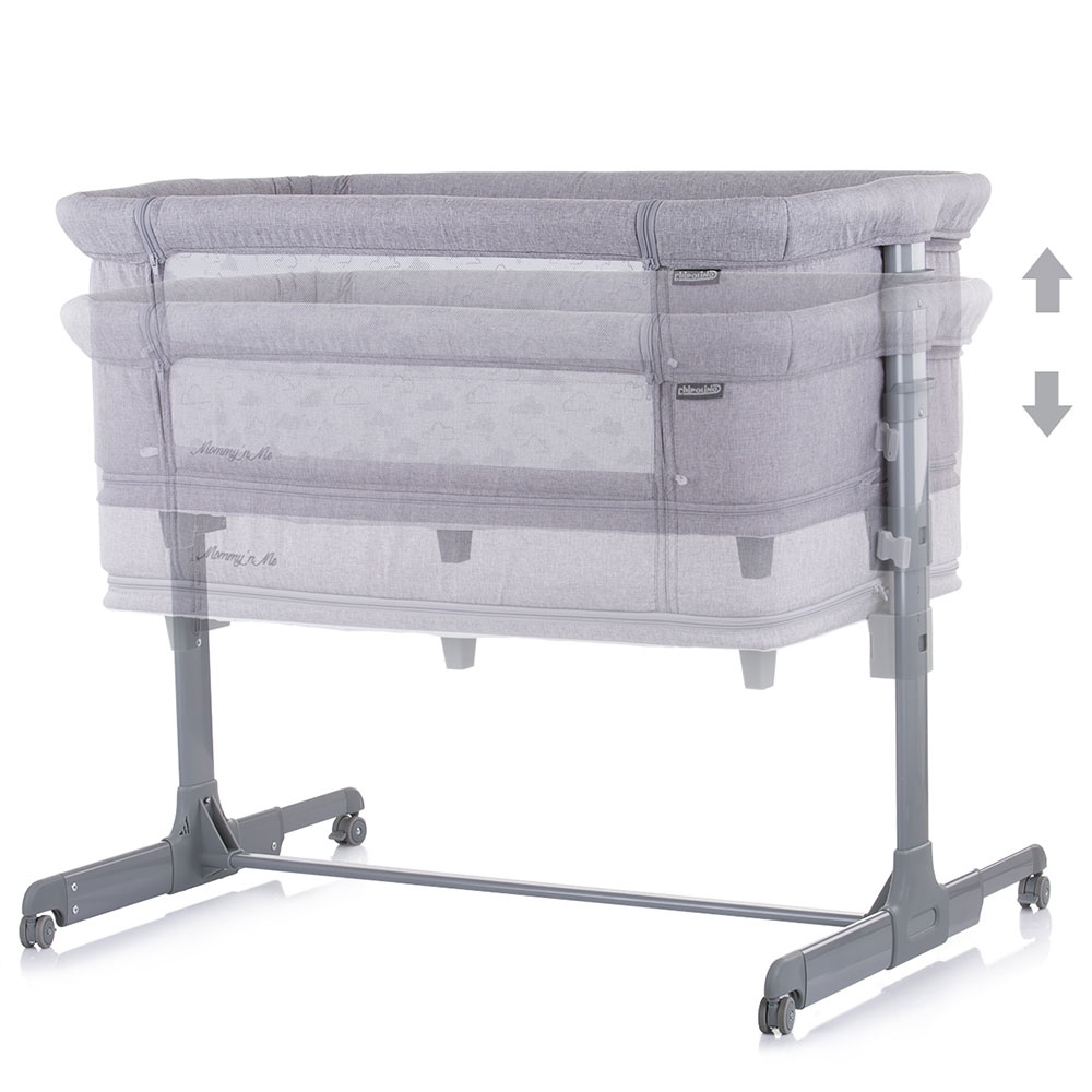 Patut Co-Sleeper Chipolino Mommy'n Me Grey Clouds - imagine 4