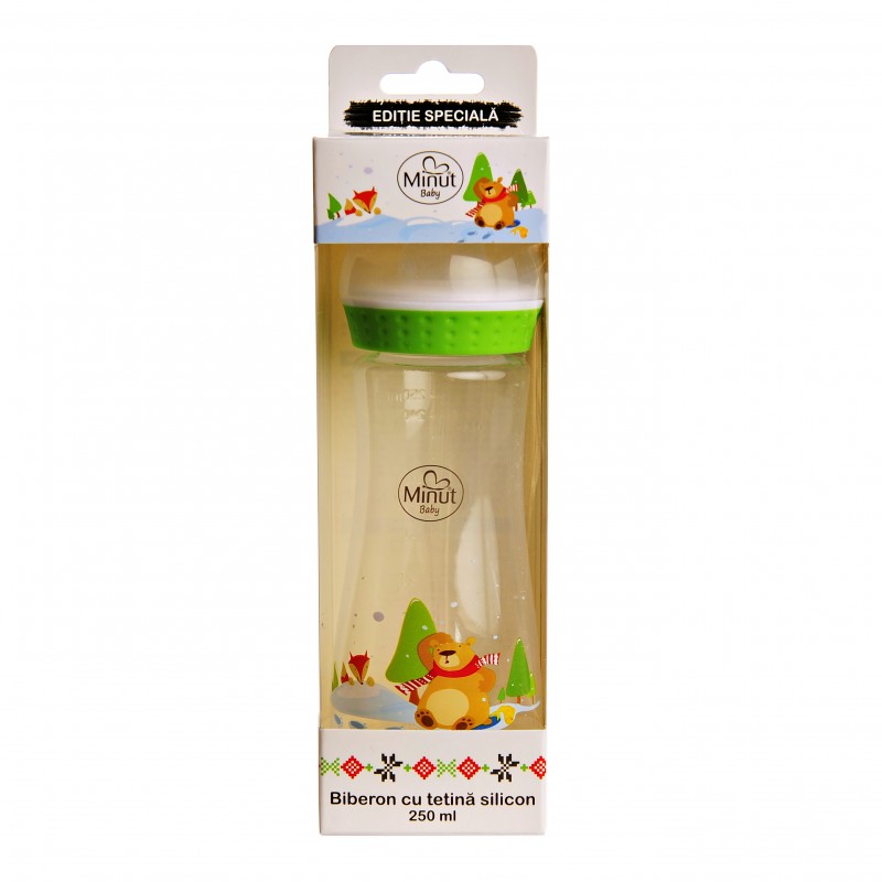 Biberon Minut Baby 250ml Ursul Păcălit de Vulpe - imagine 3