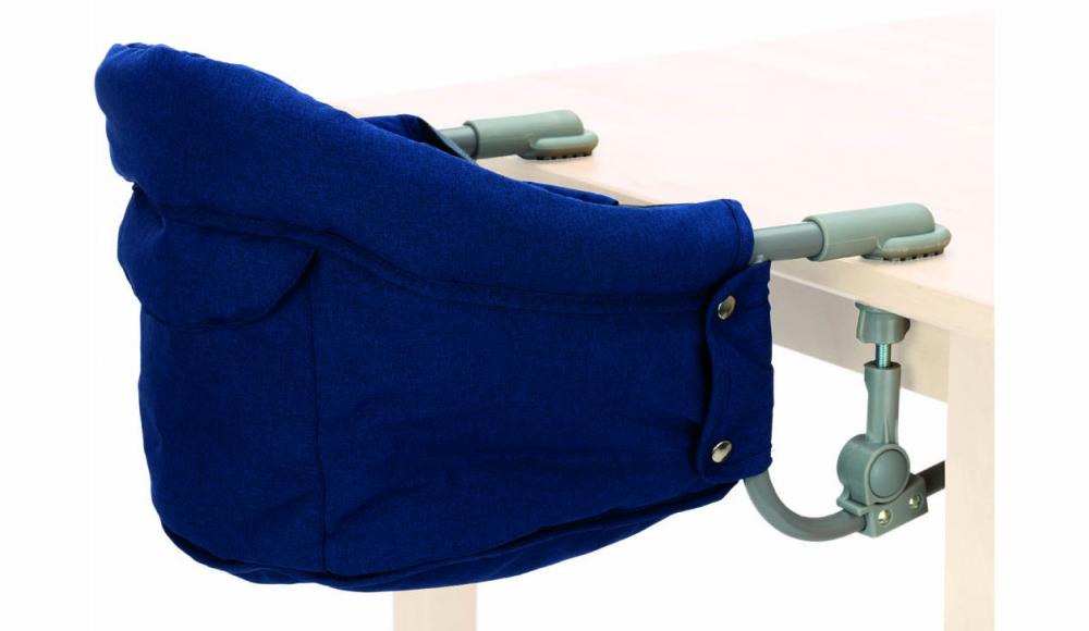 Scaunel de masă Fillikid Navy Melange, Portabil - imagine 2