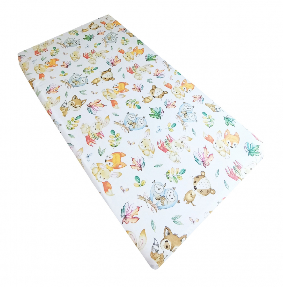 Cearceaf Bumbac 120x60 Vulpita Nichiduta - imagine 2