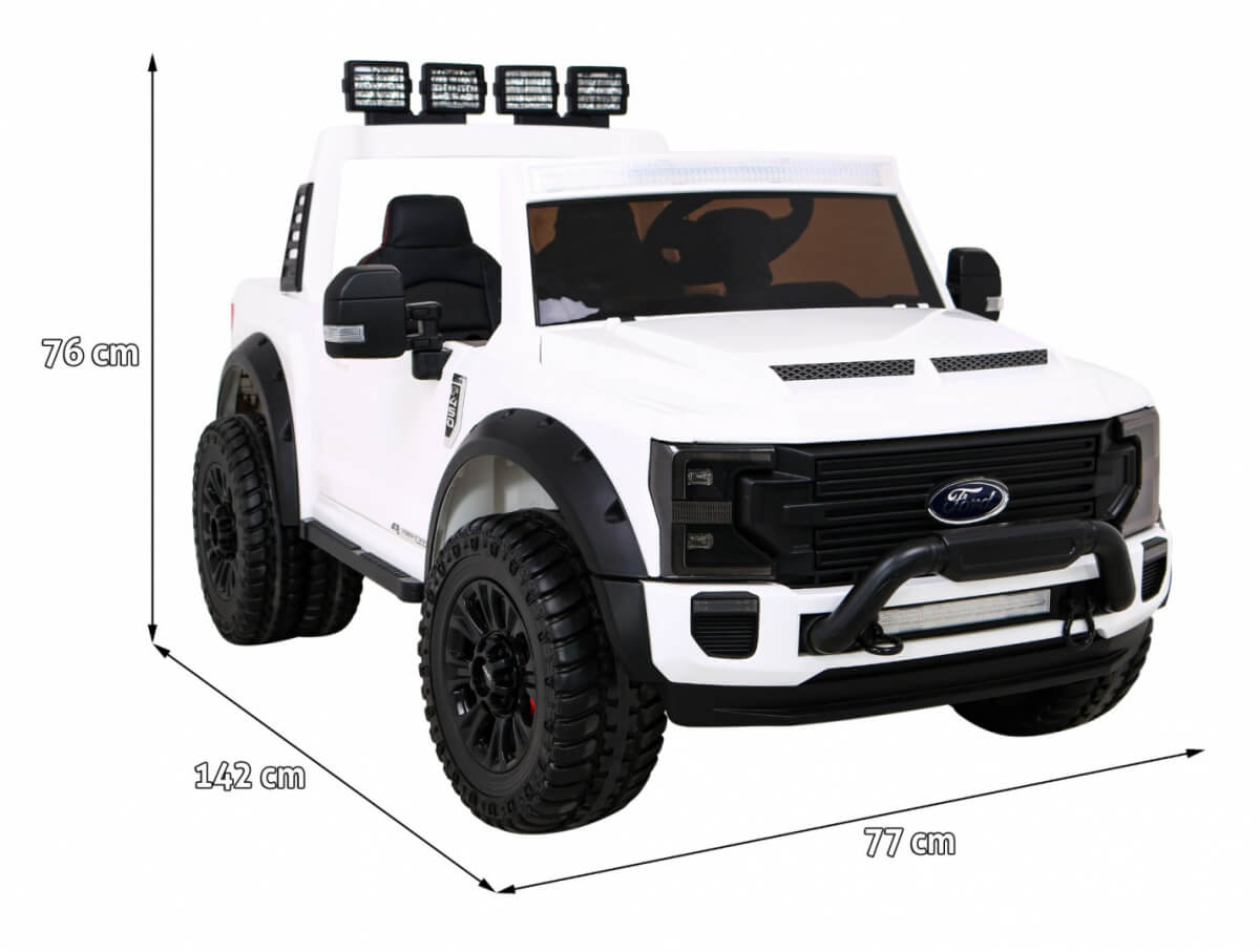 Ford Super Duty XXL 4x4 Alb 2 Locuri | Autokids - imagine 8