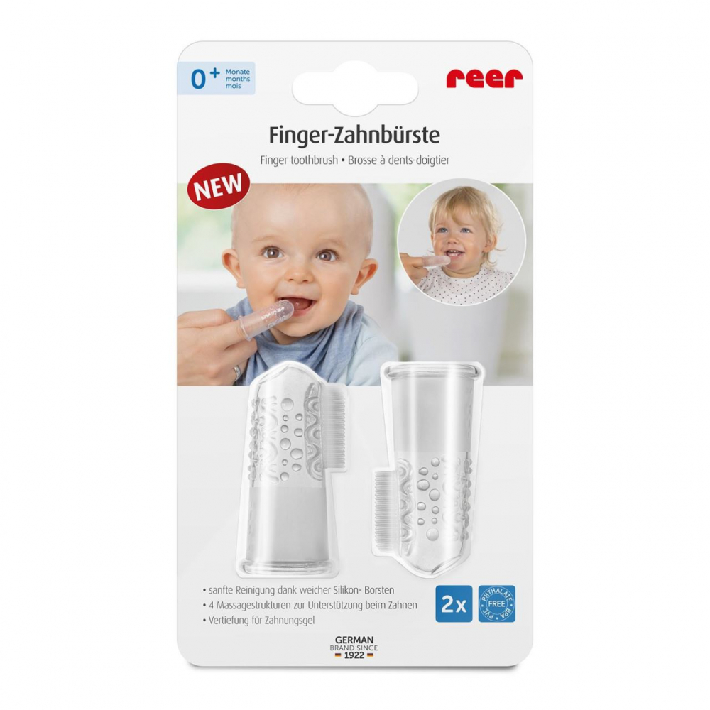 Periuță din silicon Reer 2 bucăți - imagine 7