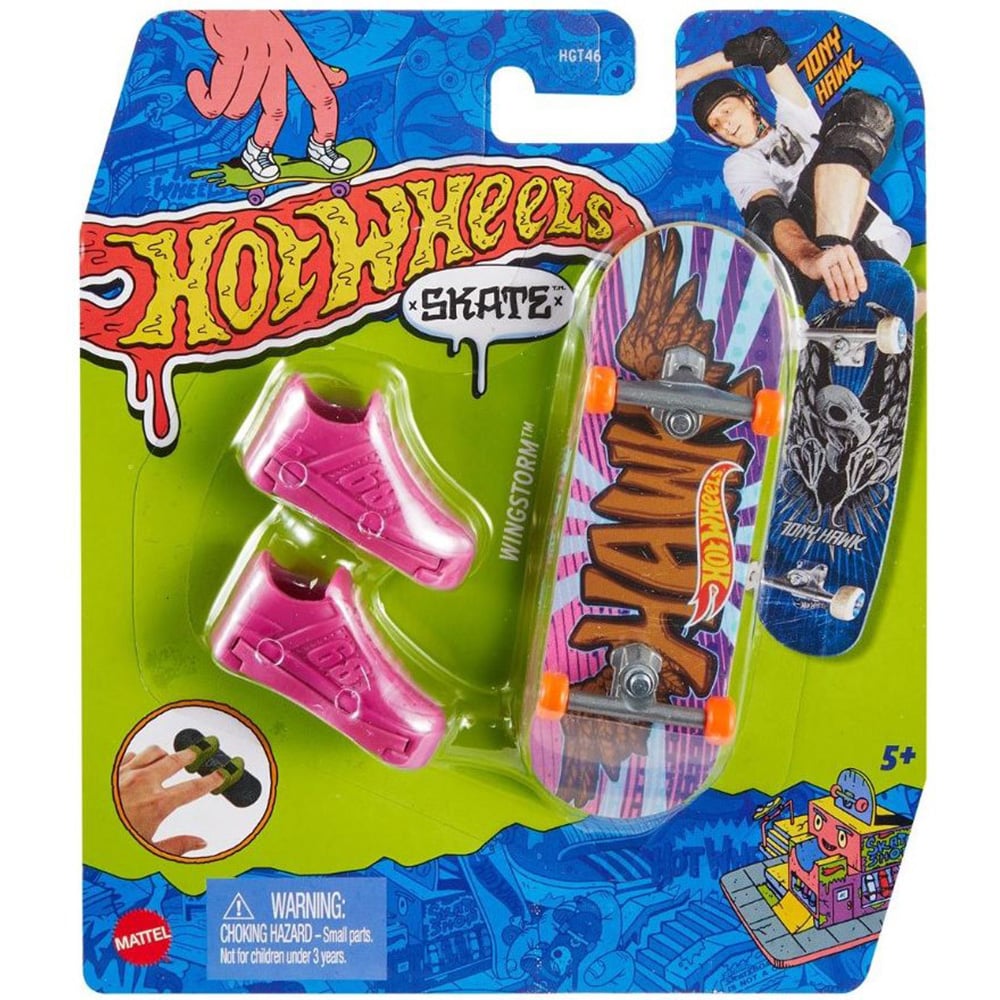Set Skateboard Hot Wheels Wingstorm cu Pantofi