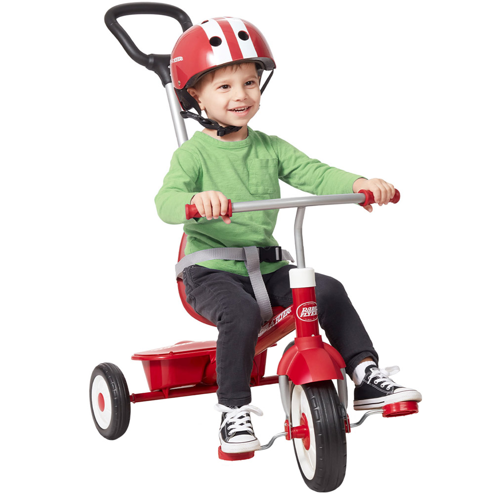 Tricicleta 3 în 1 Radio Flyer Roșie - imagine 2