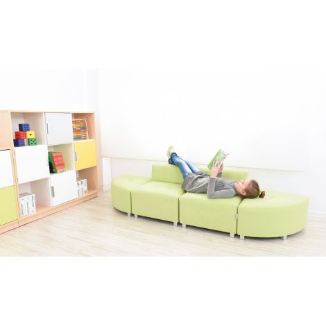 Canapea mica Flexi Moje Bambino, 35 cm, Verde - imagine 4