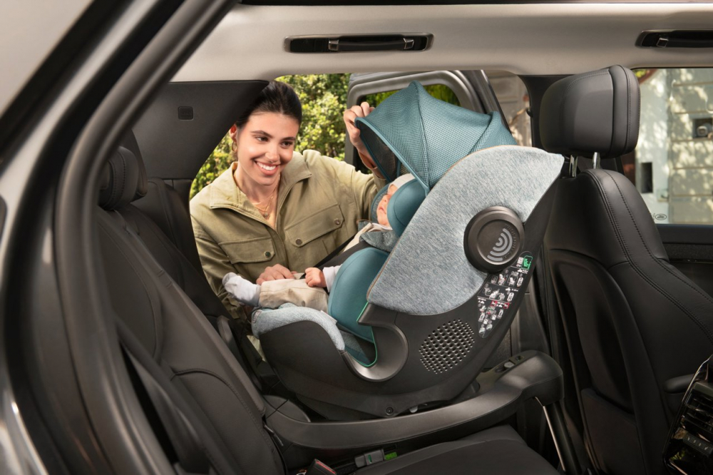 Scaun Auto Chicco Bi-Seat i-Size Air, Graphite - imagine 2