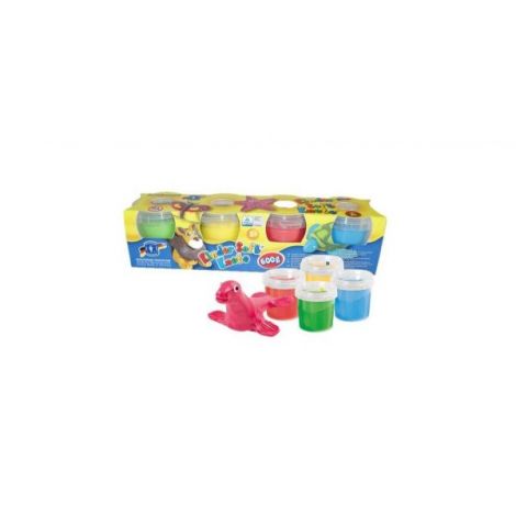 Set Plastilina Feuchtmann, 4 Culori, 600g