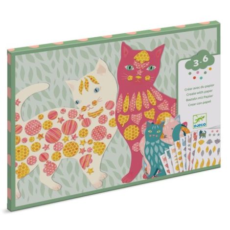 Atelier Pisici Djeco | Joc Creativ cu Autocolante