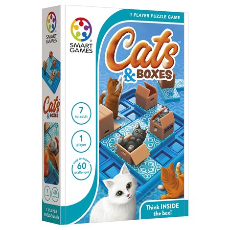 Smart Games Cats & Boxes - Joc Logică 60 Provocări