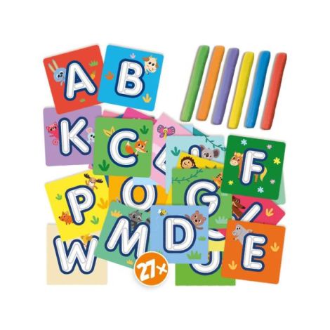 Set Litere Plastilina Ses Creative | Invățare Jucausă - imagine 2