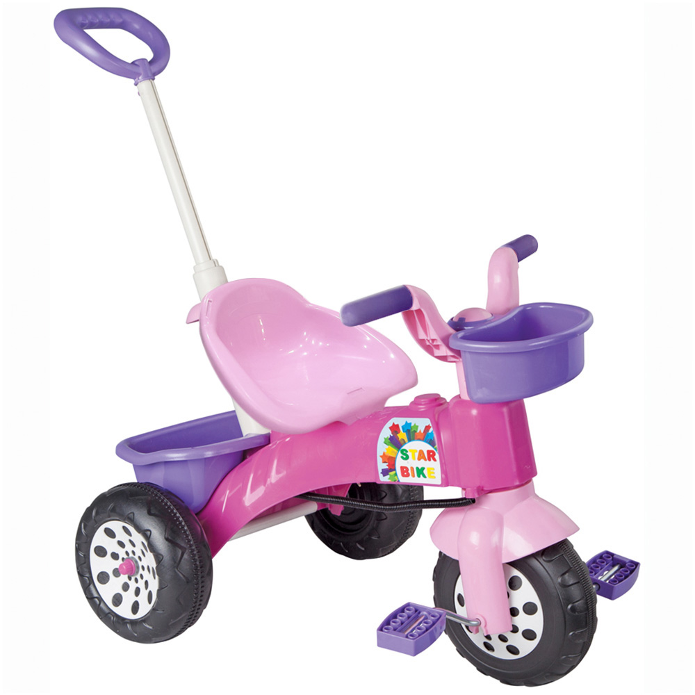Tricicleta Pilsan Star Pink | 2 Ani+ | Maner Parental - imagine 2