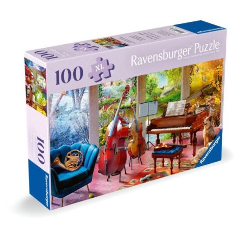 Ravensburger Puzzle 100 Piese XL - Anotimpuri Muzicale - imagine 2