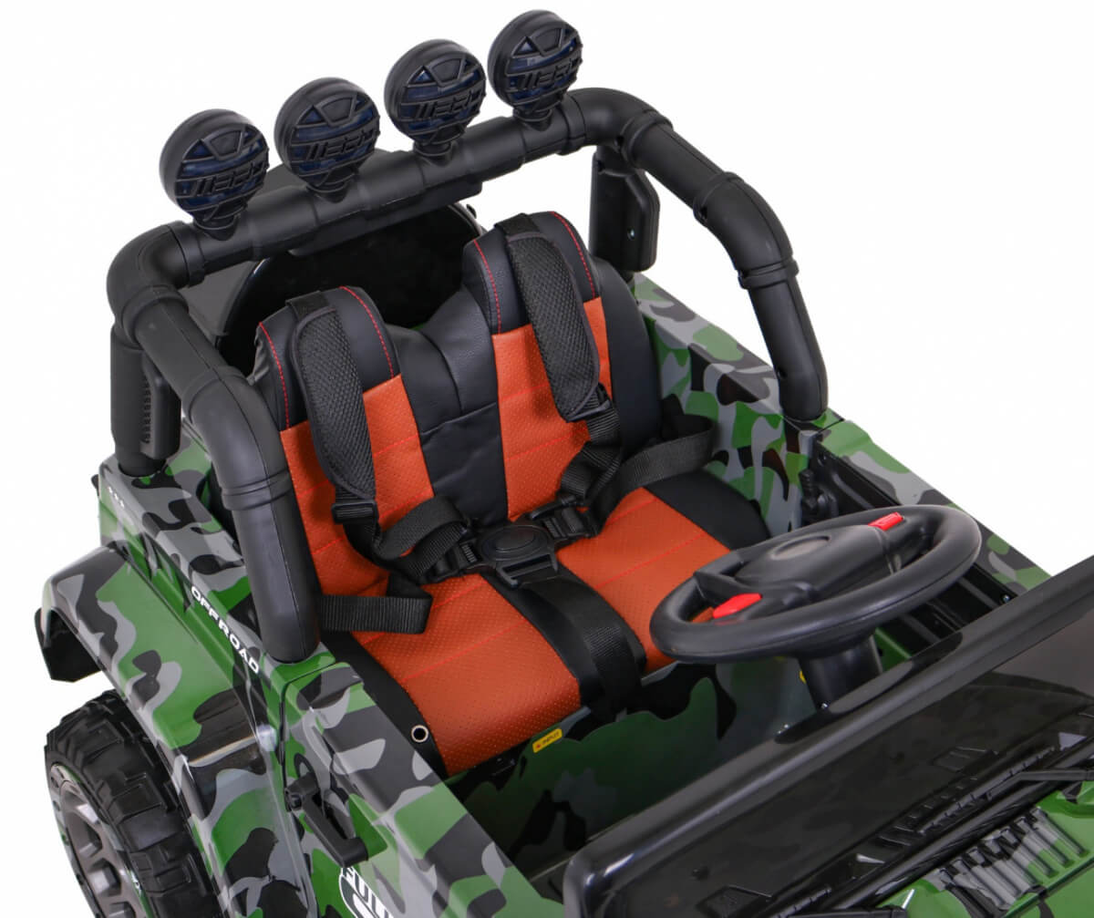 Masinuta Electrica 4x4 Military | Autokids - imagine 8