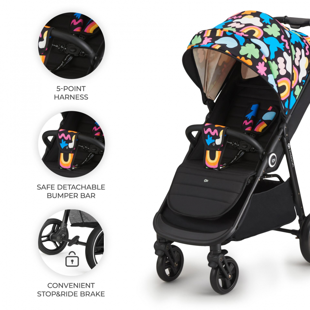 Kinderkraft Grande Plus - Carucior oras 0-22kg - imagine 4
