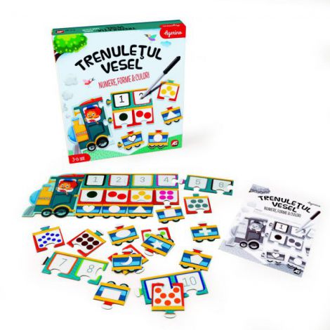 Clementoni Trenuletul Vesel Educativ 3-6 Ani - imagine 3