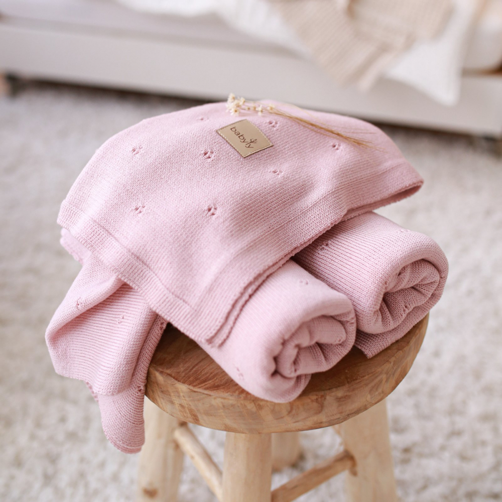 Babyly Paturica Merino Antialergenică Roz