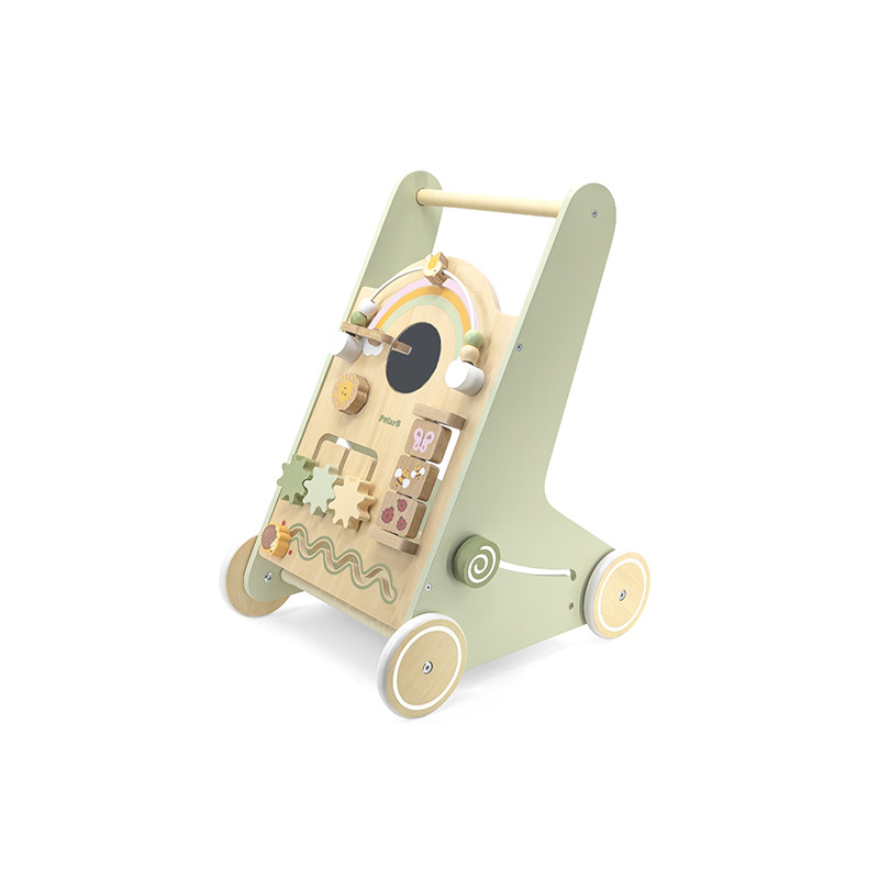 Antemergator PolarB Viga Montessori - Verde - imagine 2