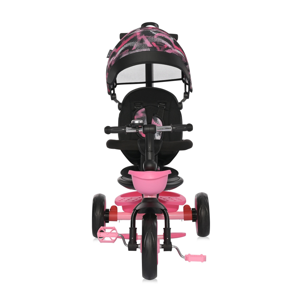 Tricicleta Lorelli Revel Pink, Rotire 360°, 1-5 Ani - imagine 3