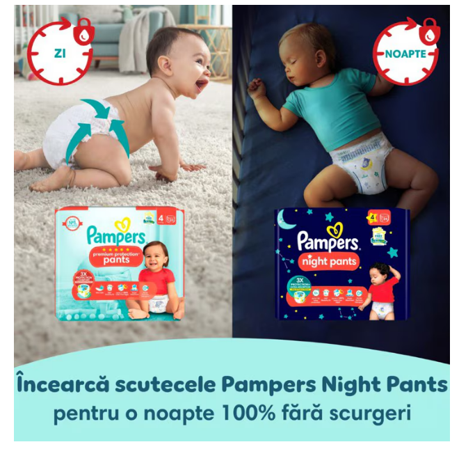 Pampers Premium Care Pants 4, 58 buc - imagine 6