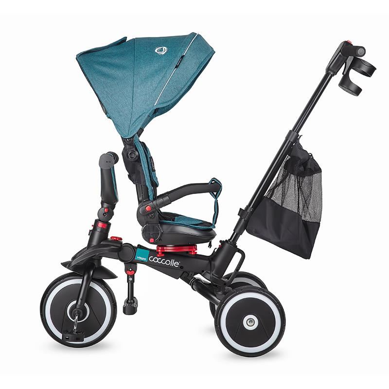 Coccolle Vispo - Tricicleta multifunctionala pliabila - imagine 9
