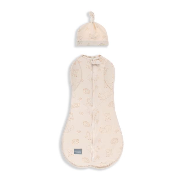 Swaddle Nor Pufos + Căciulită | Confort Bebeluș - imagine 2