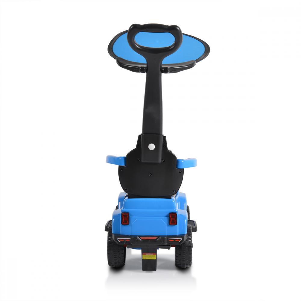 Moni Police Blue: Mașinuță fără pedale cu mâner parental - imagine 5