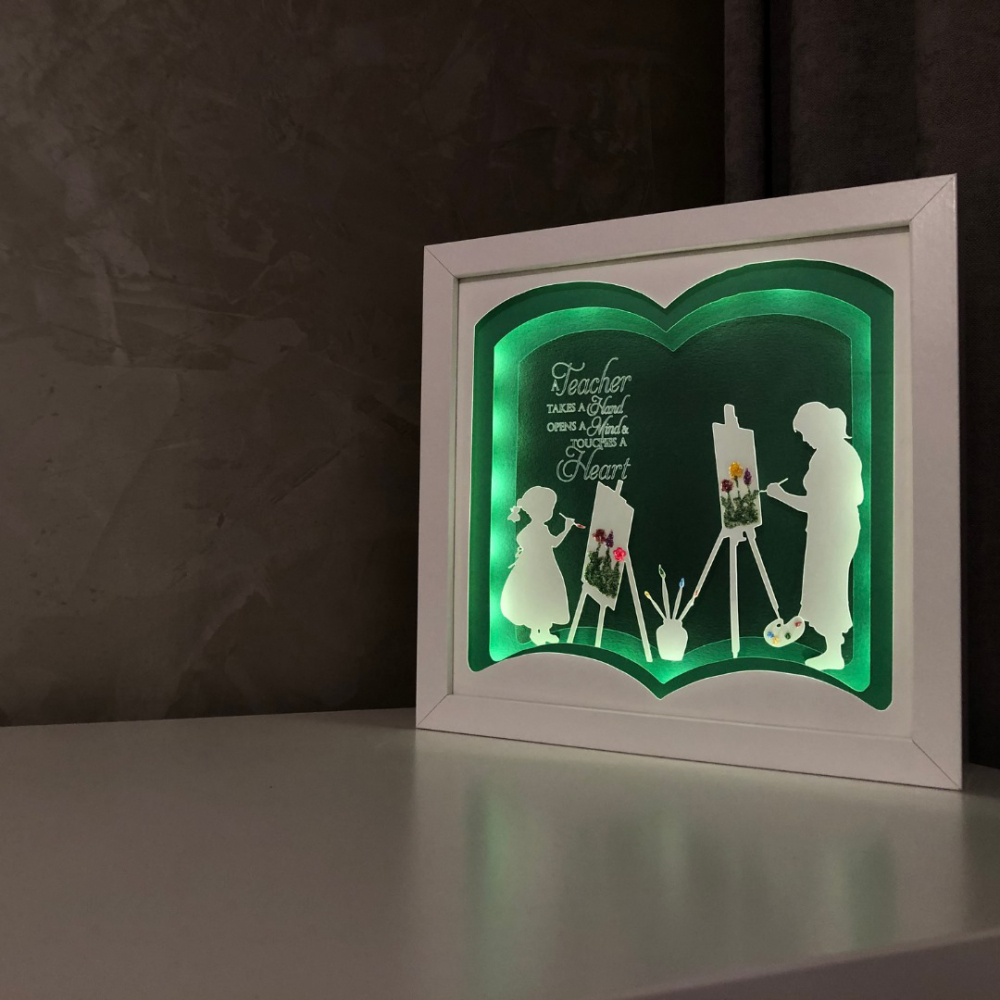 Tablou Luminos Invățătoare | Noorhandmadeatelier