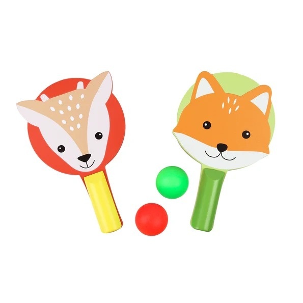 Palete Lemn Vulpe&Caprioara Orange Tree Toys 3+ - imagine 2