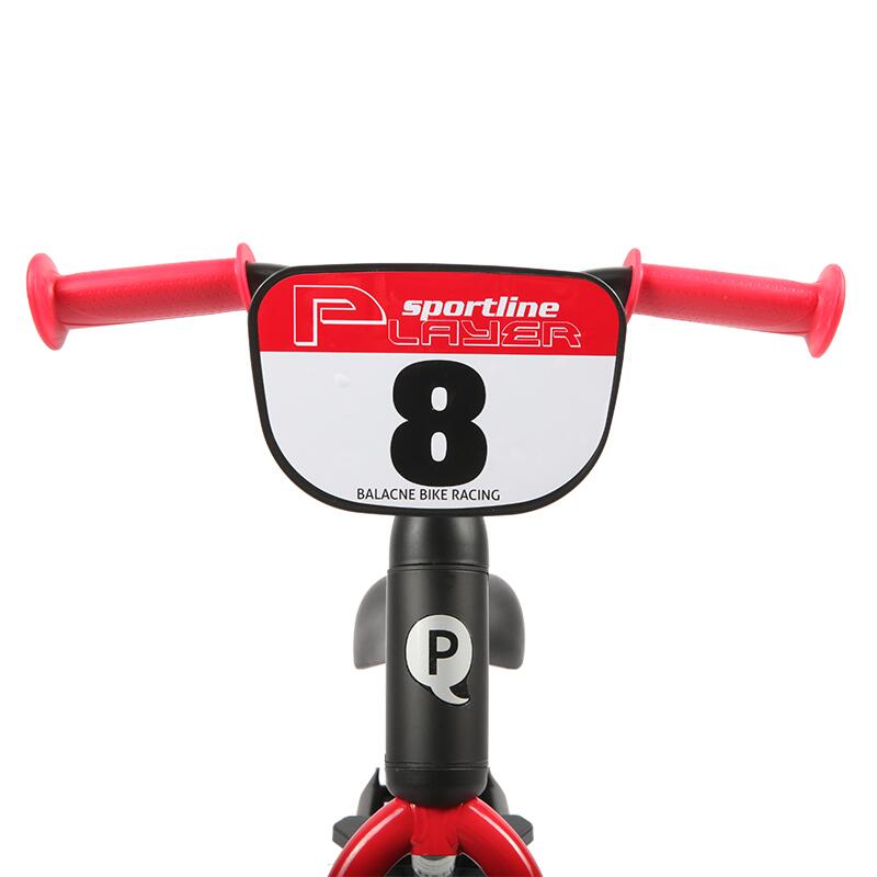 Bicicleta Fără Pedale Qplay Roșu, 3-6 Ani - imagine 12