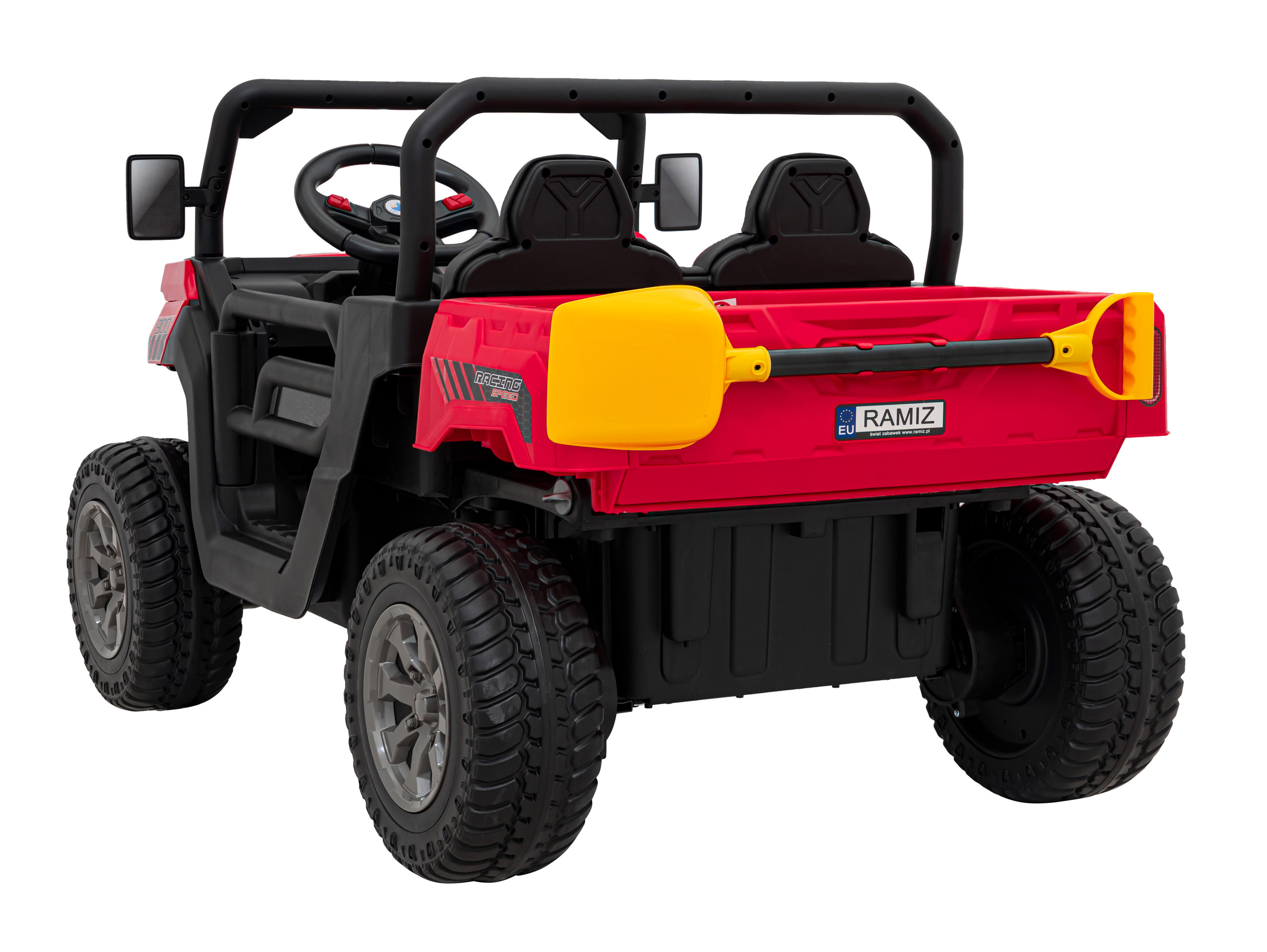 Masinuta Electrica Pick Up 4x4 Rosu - Autokids - imagine 3