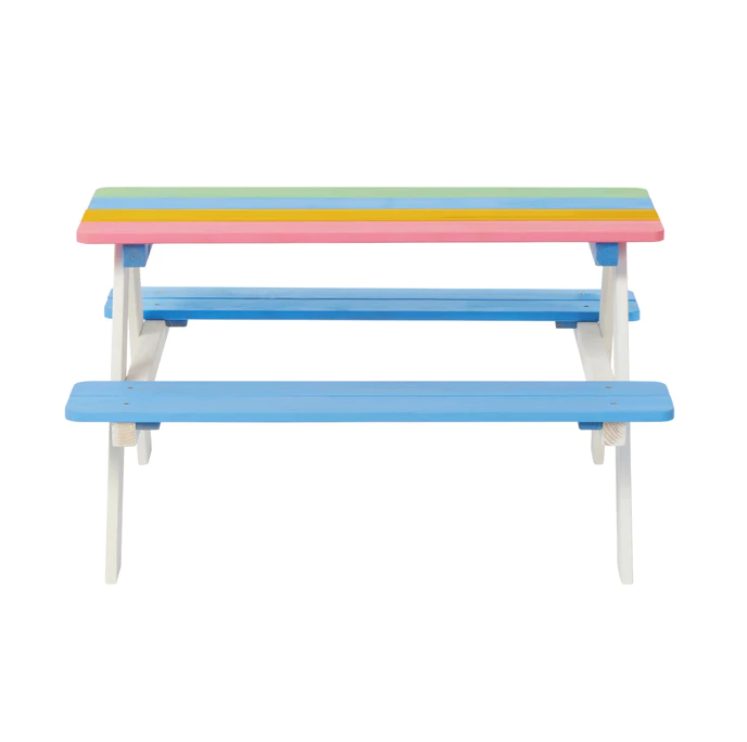 Set masuta cu bancute Rainbow Ginger Home - imagine 6