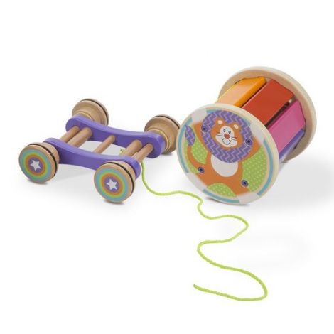 Xilofon Rotativ Melissa & Doug de Tras - imagine 3