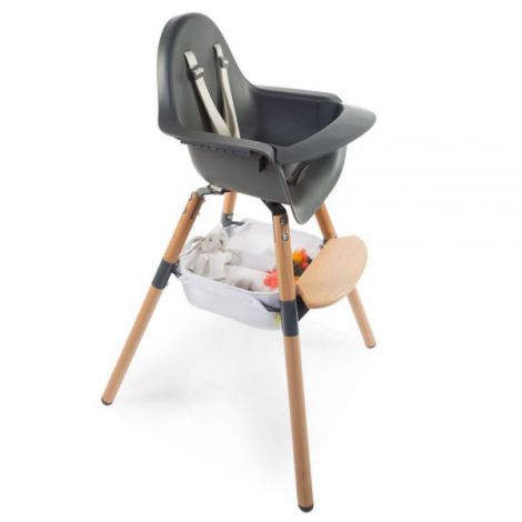 Cos Accesorii Childhome Evolu Alb - Organizare Scaun Masa - imagine 3