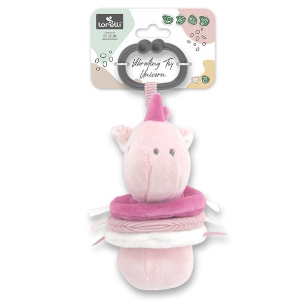 Jucarie Plus Lorelli Unicorn cu Vibratie Roz